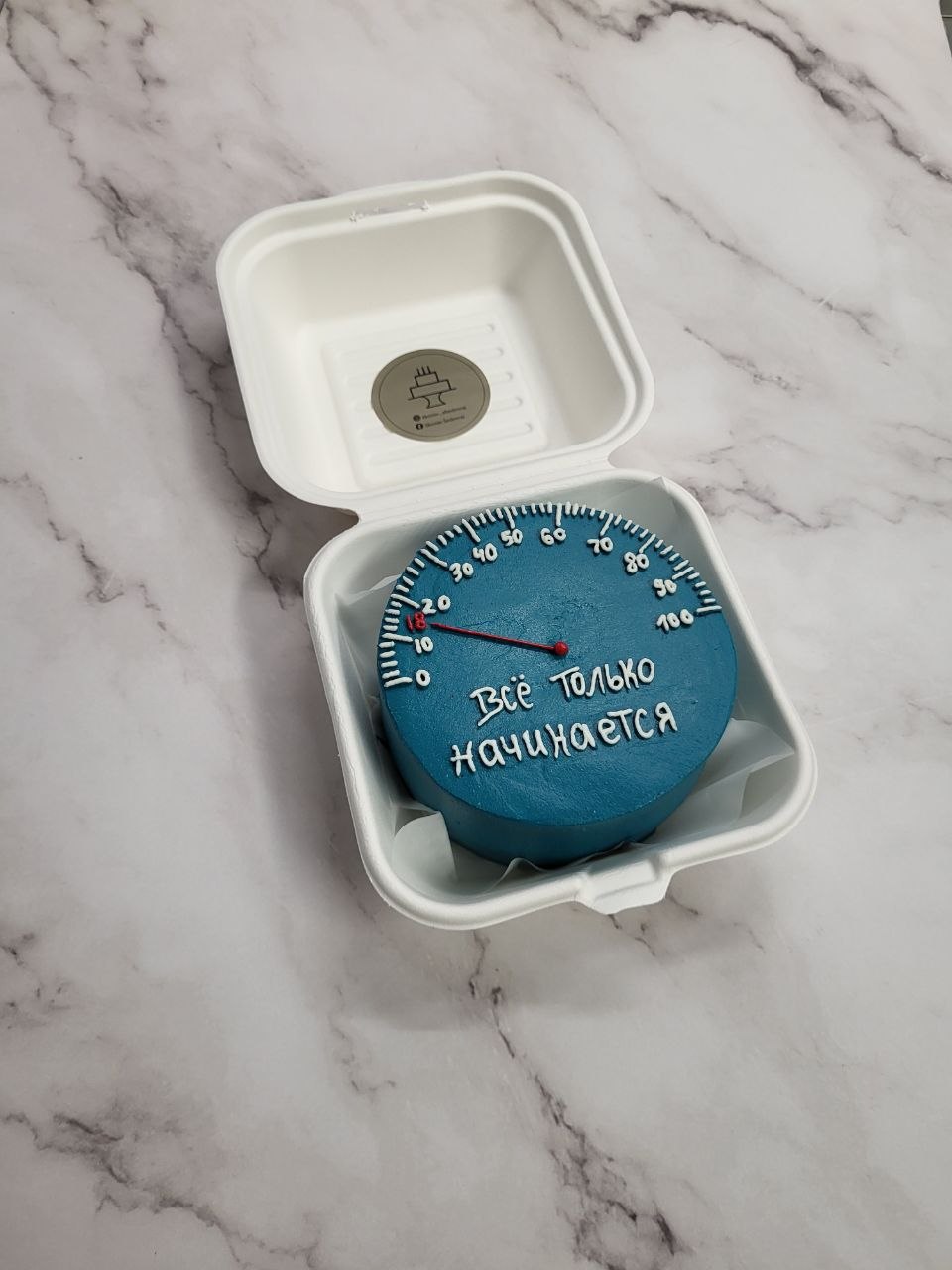 Mėlynas Bento tortas